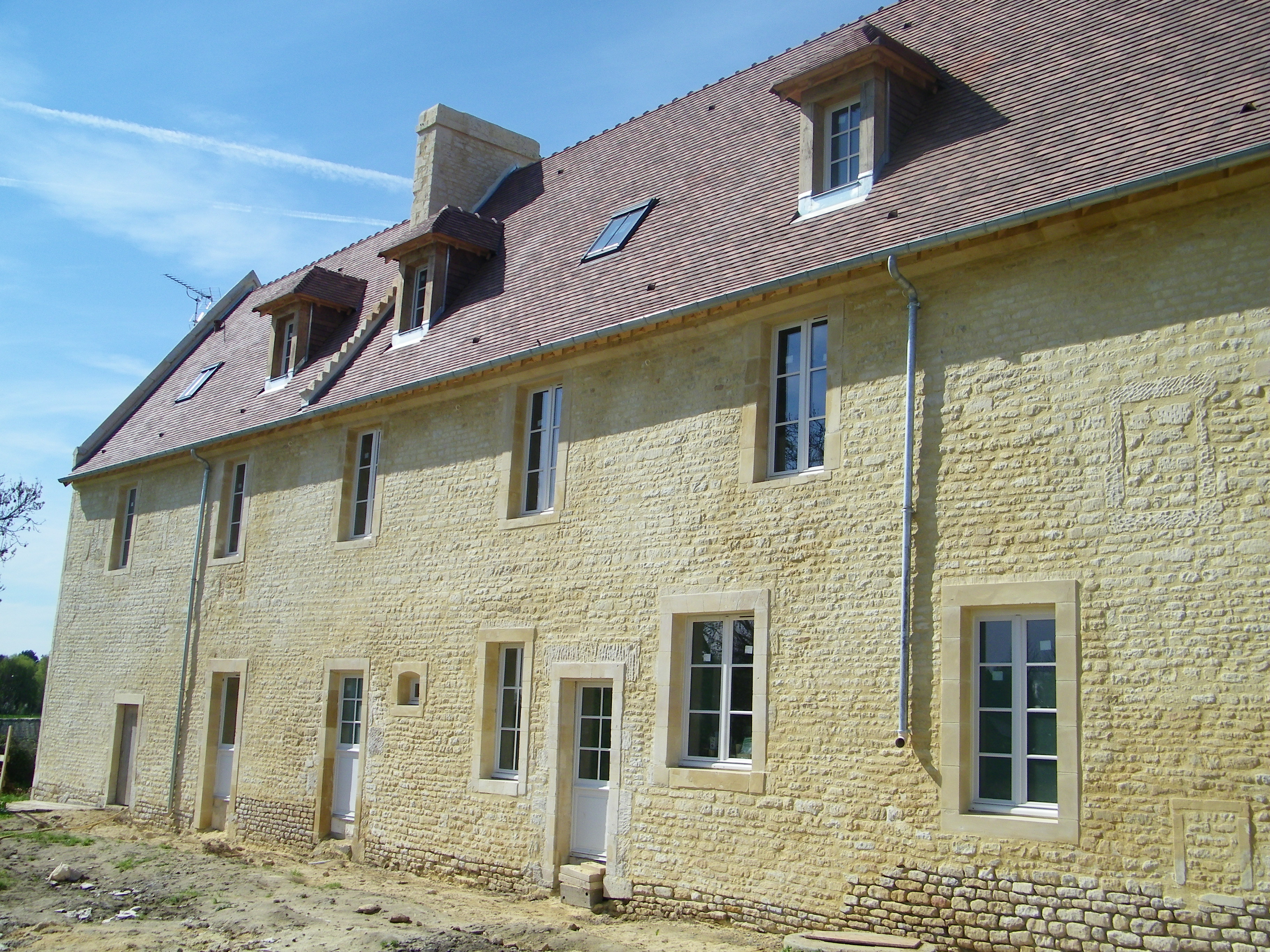 Réhabillitation de maison ancienne dans l'Yonne