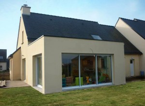Extension de maison dans l'Yonne