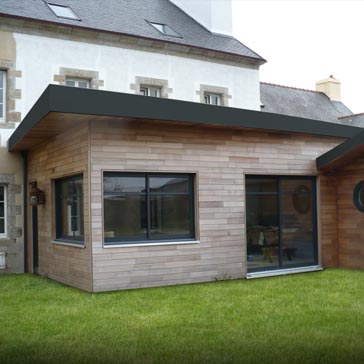 Extension de maison dans l'Yonne